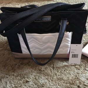 Betsey johnson bag with pouch